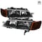 Spec-D Tuning 94-97 Honda Accord Crystal Housing Headlight 1 Piece Black Housing 2LCLH-ACD94JM-RS - alternate 1